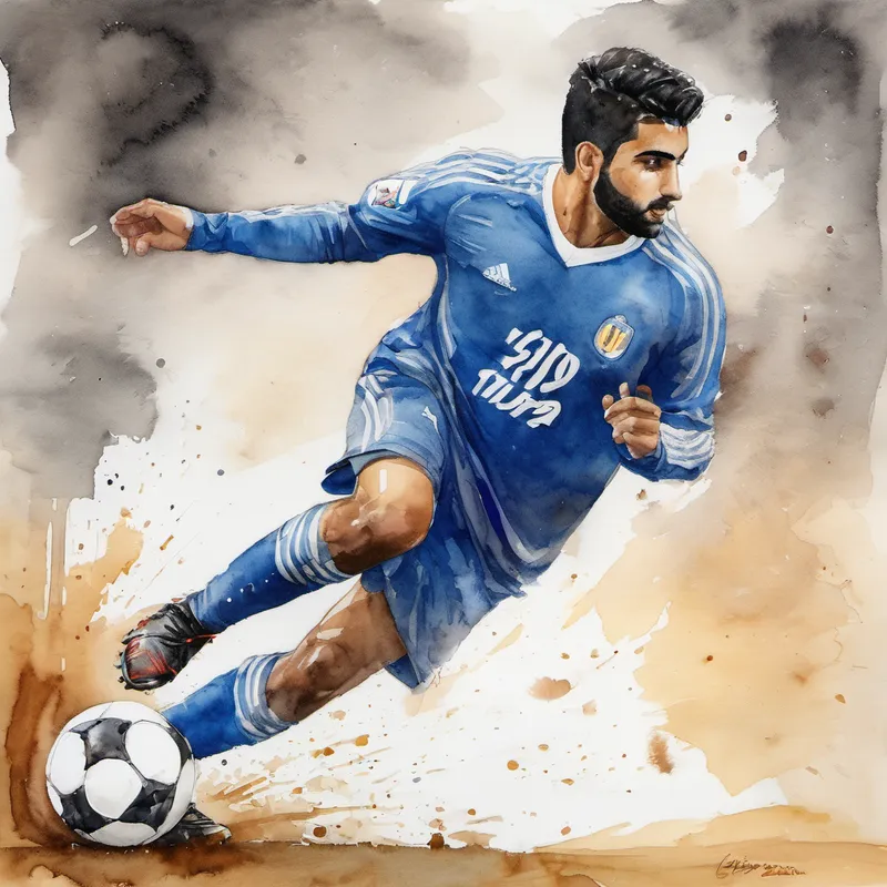 From that moment on, something magical began to happen. Bassam felt a surge of confidence surge through his veins every time he stepped on the football field. He no longer worried about making mistakes or what others might say. He focused only on his passion for the game. Bassam dedicated countless hours to improving his skills. He worked on his footwork, practiced dribbling the ball, and studied the tactics of the best players. He joined a local football team, where his newfound confidence shone through during every match.