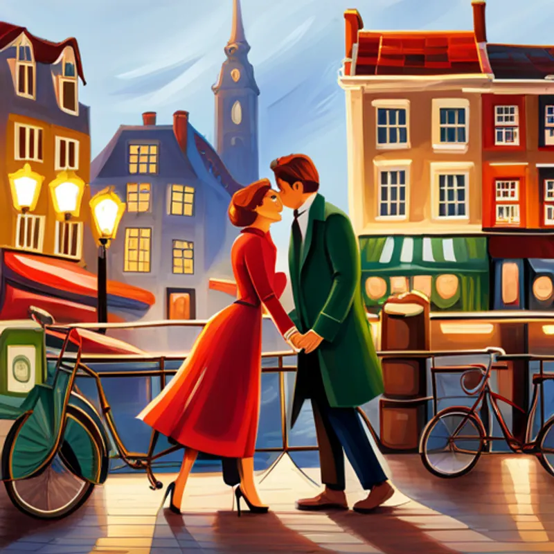 Bruno and Mariska enjoy romantic dates in the Netherlands