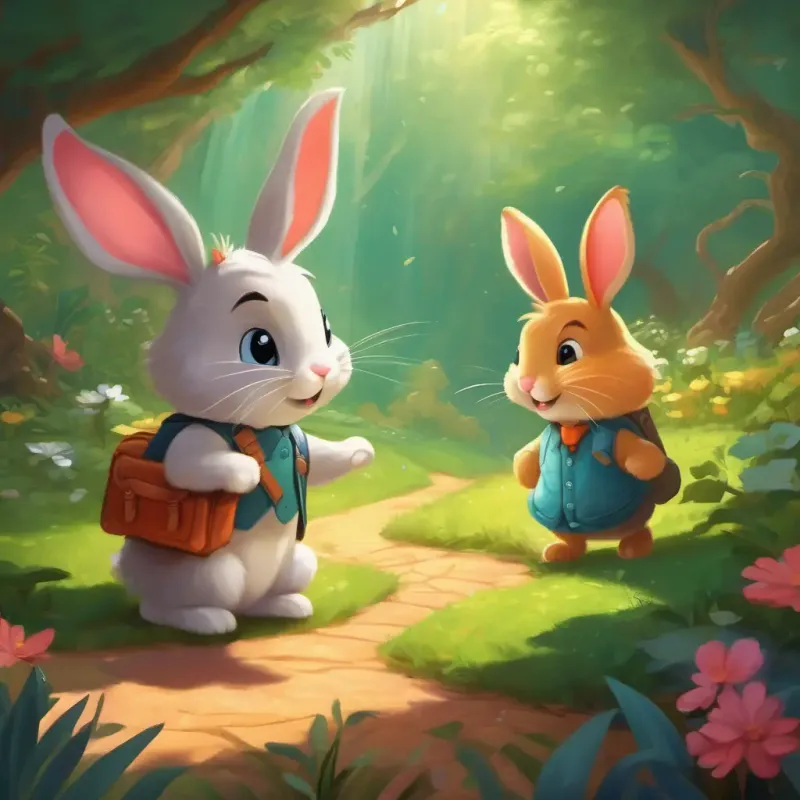 Bunny learns valuable lessons from friends and decides to become a kinder bunny.
