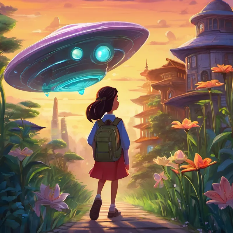 At the end of the day, as Lily walked home, she couldn't help but feel a newfound sense of confidence and curiosity within herself. She realized that every experience, even encountering aliens instead of regular teachers, can lead to magical discoveries. From that day forward, Lily approached every challenge with confidence. She believed in herself, just like the aliens believed in her. And as she grew older, Lily always remembered the lessons from the Alien Classroom, spreading confidence wherever she went and inspiring others to find magic in the most unexpected places.