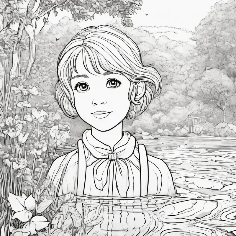 In a land not far away,
Where dreams come out to play,
There lived a little girl quite small,
With determination standing tall. Every day she stepped outside,
With a sparkle in her eyes so wide,
She had a dream, oh so grand,
To be the greatest swimmer in the land.