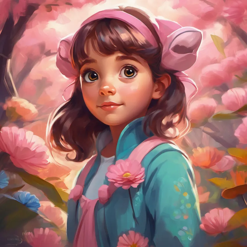 Ella shook her head, her big eyes filled with curiosity. Nemo continued, "Your pink skin and large ears are what make you so unique and beautiful! You might be different, but that makes you all the more fascinating. Embrace your differences and let your confidence shine through."