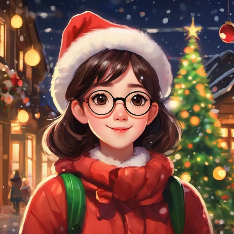 Introduction to Small-eyed, plump, glasses, pimples, a smile that's bright and warm, a girl physically different from her peers.