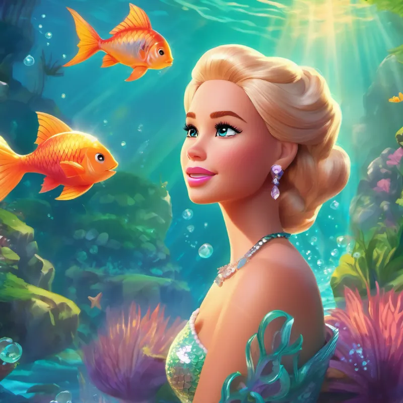 Barbie learns that Marina's magical necklace is lost.