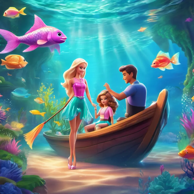 Barbie offers help, and they both begin to search.