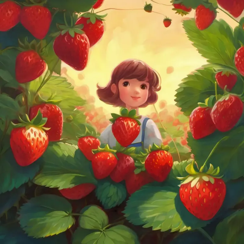 The strawberry is within sight.