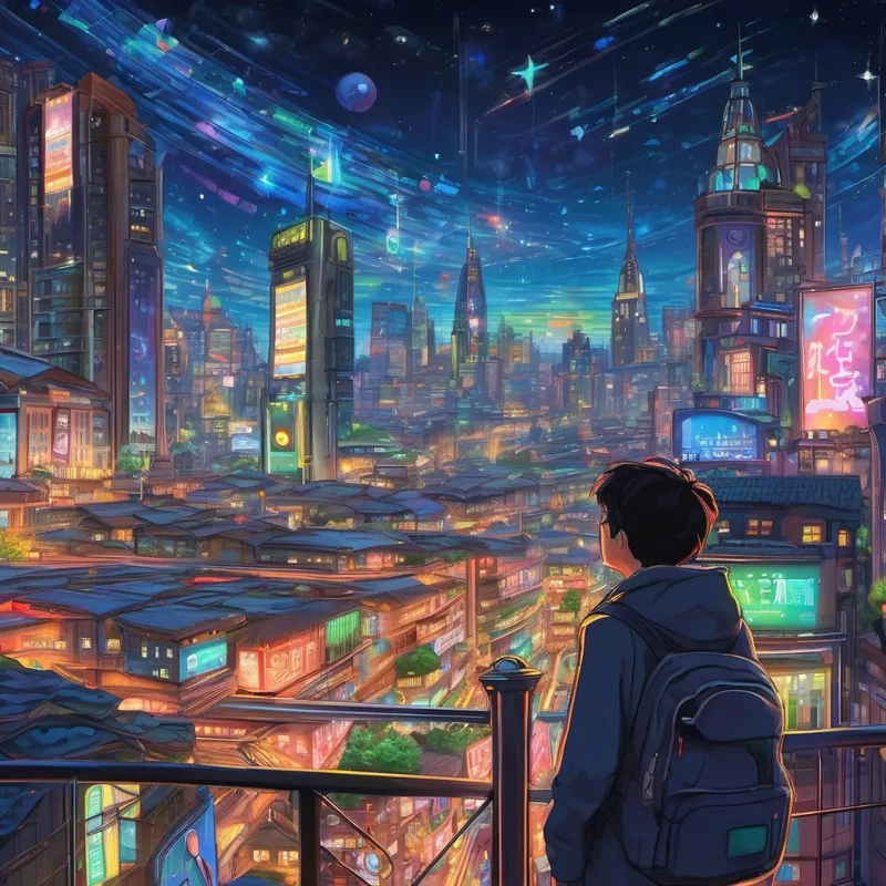 And so, every starry night, when Neonopolis' holographic billboards flickered in sleep mode, the stories of Alex, the hacker who released the city from oppression, were whispered among the citizens, reminding them of the importance of taking responsibility and standing up for what is right.