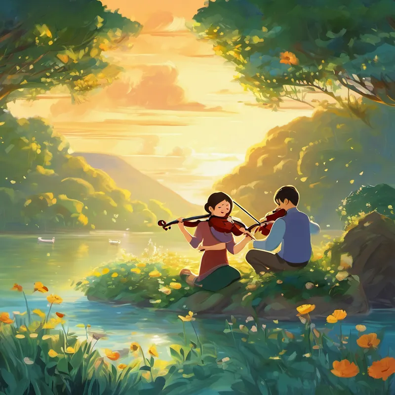 G is for Growth, as their bond got stronger,
Each day passing by, it just lasted longer.
H is for Harmony, through thick and through thin,
Their friendship so beautiful, like a soothing violin. I is for Imagination, their minds would take flight,
Inventing grand stories, as day turned to night.
J is for Joy, filled their hearts to the brim,
With laughter and love, their spirits would swim.