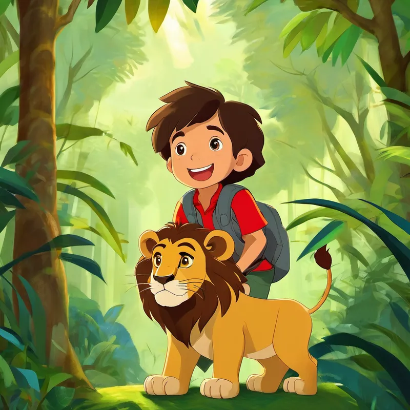 So let's remember their tale, dear children, you see,
In the boy and the jungle, with the lion named Lee.
Friendship's the journey, where ABCs unfold,
With a brave little boy and his lion, so bold!