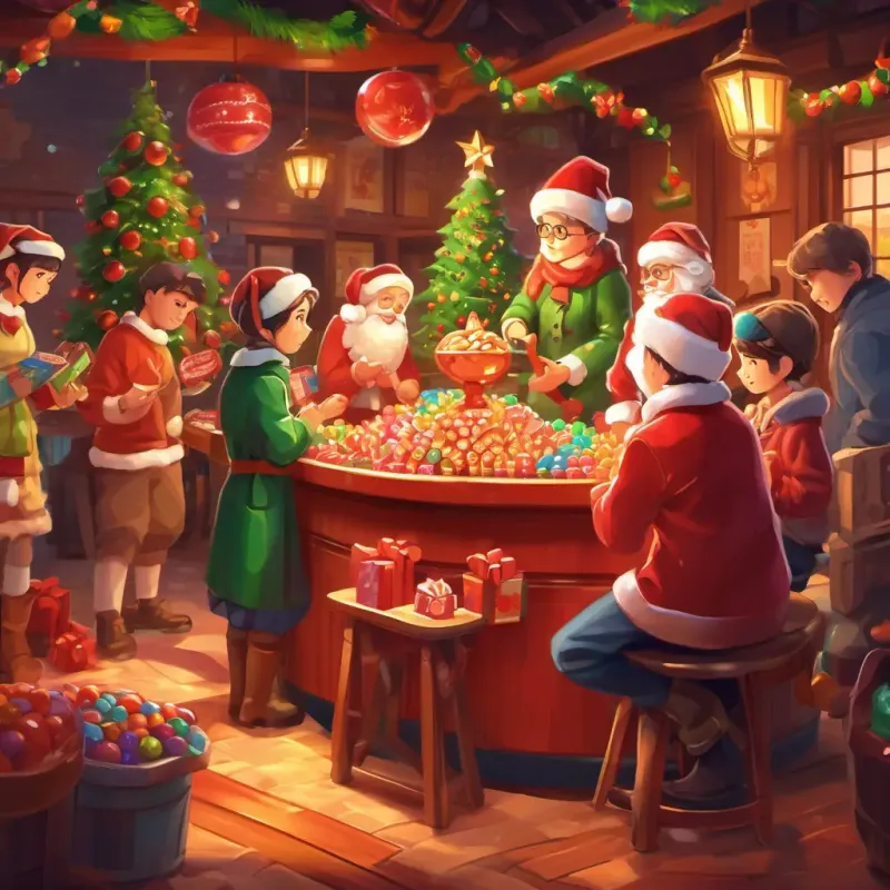 The team works together to survey local candy preferences and learn important lessons.