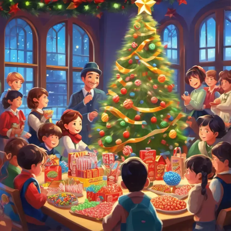 The team organizes a successful school event to reintroduce Sugarman's candy to the community.