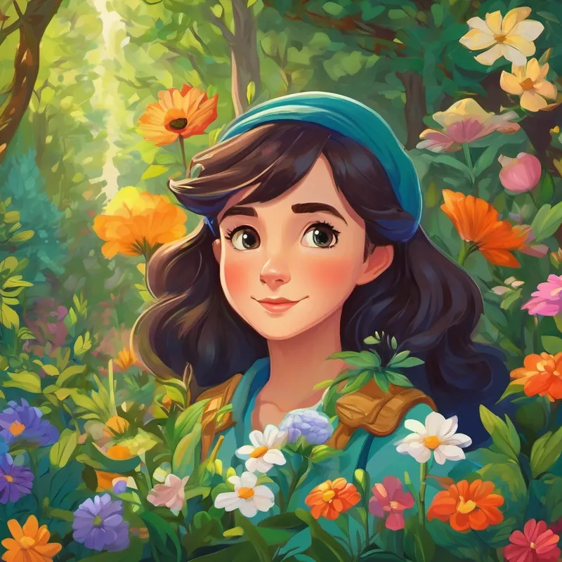 And so, Emma continued to explore the enchanted forest, filling her grandmother's home with vibrant bouquets of flowers that were not only an ode to nature's beauty but also to the bravery that had blossomed within her.