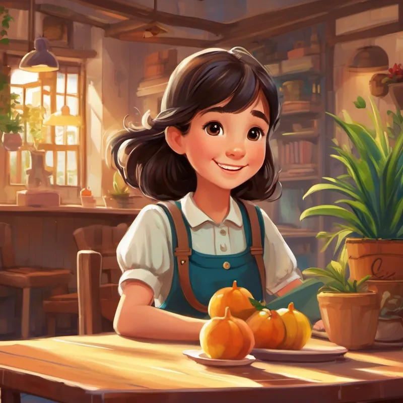 Once upon a time, in a cozy little town called Storyville, there was a cheerful and friendly young girl named Lily. Lily had just started kindergarten and was very excited to make new friends in her class. One sunny morning, as the school bell rang, Lily walked into her classroom, filled with anticipation. She noticed a boy with bright blue eyes and a big smile sitting alone at a table. His name was Alex. With those enchanting eyes and a smile that made Lily curious, she decided to be friends with him.