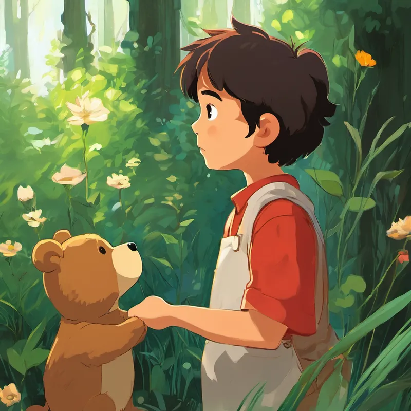 Ted's heart sank, and fear enveloped his every being. His father's harsh words were like daggers to his fragile soul. Still, he managed to dig deep within himself and find the strength to stay silent. Lily, seeing her brother's pain, reached out and squeezed his hand. "Don't listen to him, Ted," she whispered, her voice filled with gentle reassurance. "You're special, and I love you."