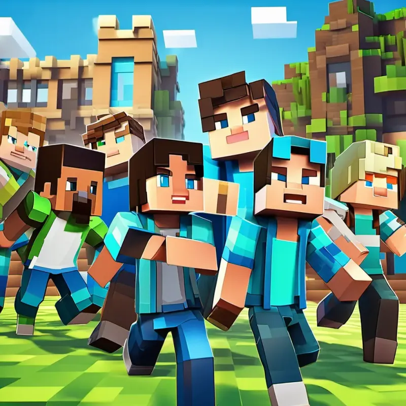 Boy with dark hair and bright blue eyes, curious and enthusiastic and his friends play together on the school playground during recess