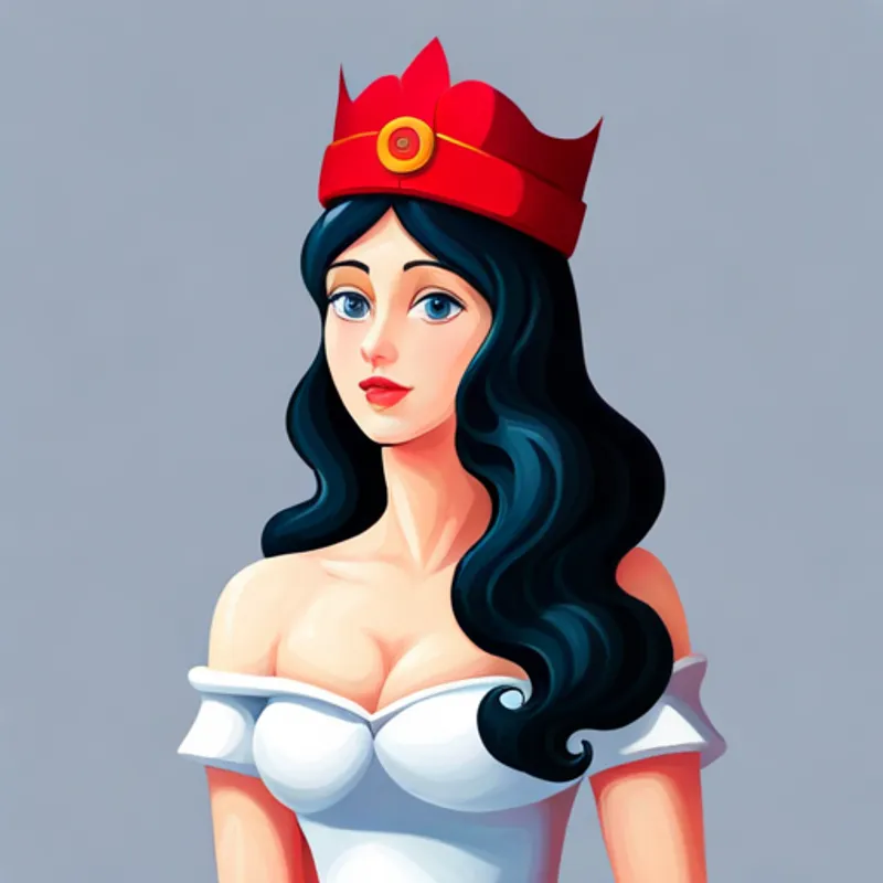 Branca de Neve - princesa, bonita