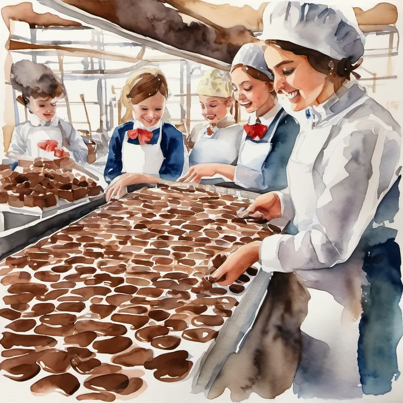 The chocolate factory filled with love and teamwork