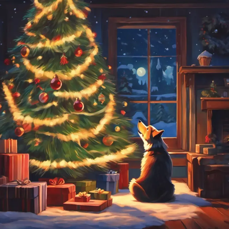 Introducing the danger anxiety as the howl is heard.