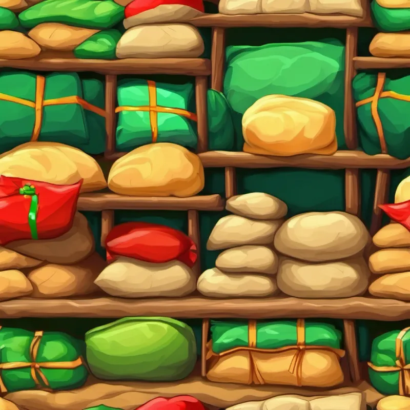 After hard work, a large sandbag wall is completed.