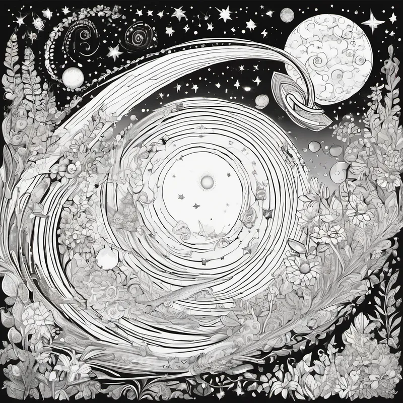 Guided by Nova, Lily found herself magically transported through the universe's wonders. They visited breathtaking planets, each with its own unique beauty. Saturn's rings shimmered with an array of vibrant colors, while Venus was adorned with majestic swirling clouds. Lily marveled at the stunning galaxies, their spiral arms filled with stars like magnificent paintings. She even witnessed rare celestial phenomena, such as shooting stars and colorful auroras dancing across the sky. As they ventured deeper into the universe, Lily's excitement grew, and she eagerly began coloring the cosmic scenes in her book. But Nova gently reminded her, "Patience, dear Lily. To capture the beauty of the cosmos, we must learn to be patient."