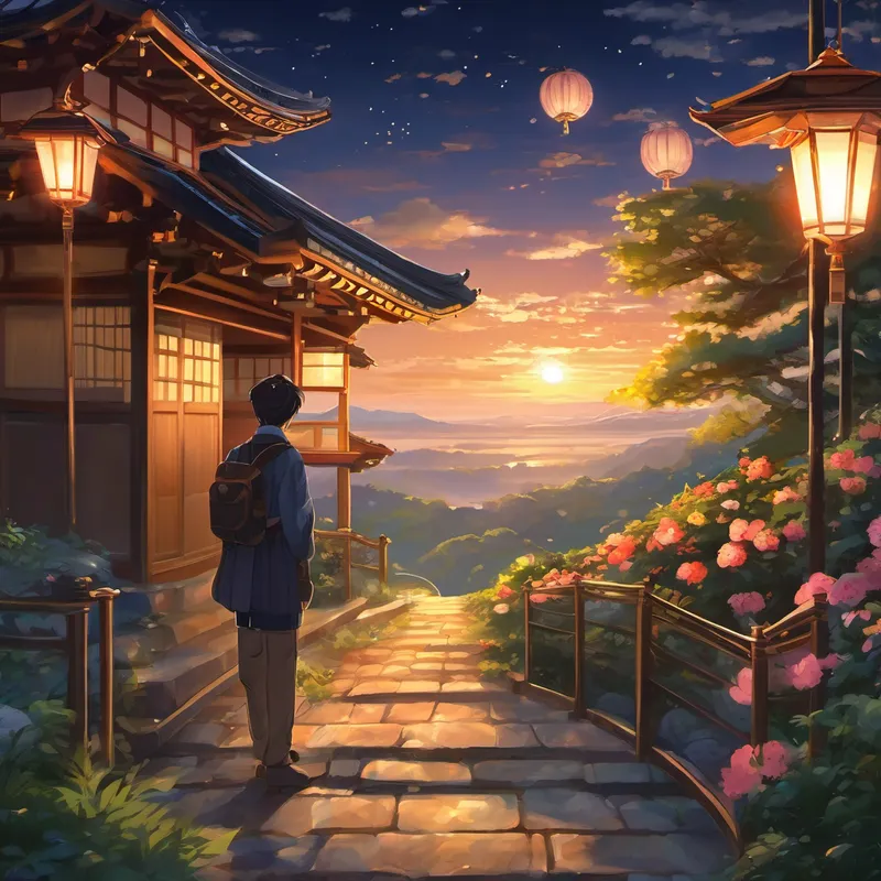 夜になり、はるちゃんは宿に戻る途中で星たちを見かけました。「キラキラ」と光り輝く星々は、消しゴムたちの神様だと言われていました。はるちゃんはそっと願い事を心に込めました。「ねぇ、消しゴム神様。どうか私の友達もこの素敵な王国に連れてきてください」と。 その夜、はるちゃんは気持ち良く眠りました。翌朝、彼女は日の出を迎えるために山の頂上へ登ることにしました。「モクモク」という音が聞こえると、山の頂上から消しゴムの煙が立ちのぼりました。はるちゃんは息をのみ、煙を吸い込みました。すると、不思議な力が彼女の体を包み込みました。「ジュンジュン」と鼓動が高鳴り、彼女は王国の人々と一つになったような気持ちになりました。