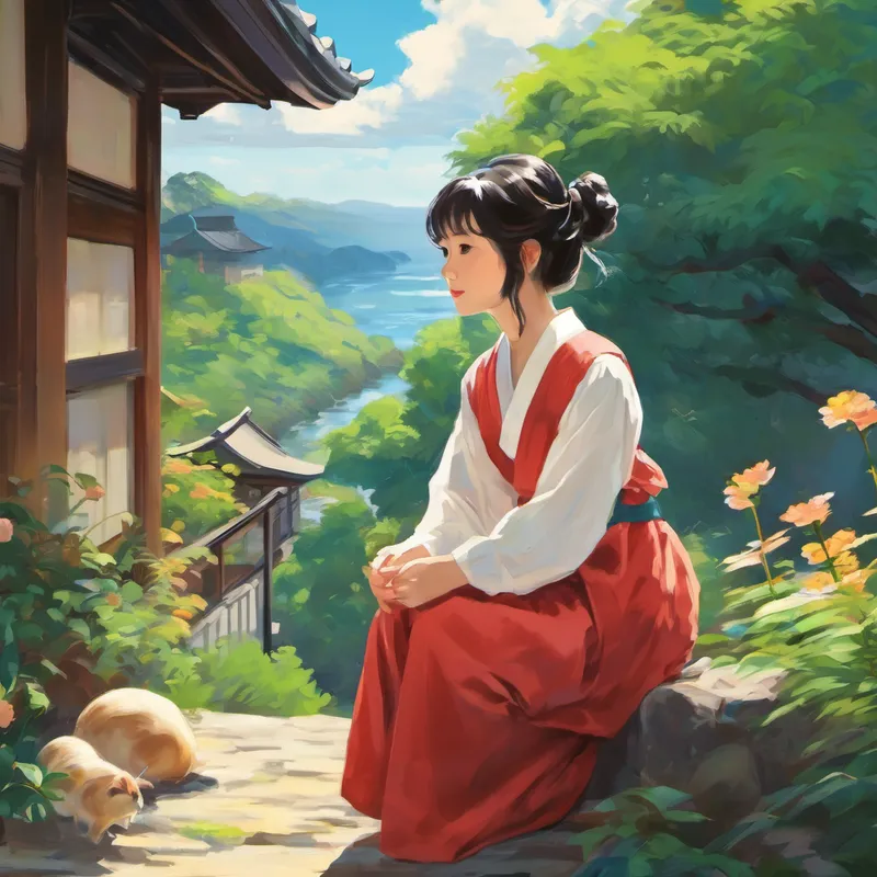 ある日、小さな町に住むはるちゃんは、学校が終わり夏休みを迎えました。はるちゃんは、今回の夏休みは特別な冒険をしたいと思っていました。 ある晩、はるちゃんが寝ていると、突然部屋に鮮やかな光が現れました。目を開けると、はるちゃんは消しゴムの王国にいることに気づきました。彼女は驚いて立ち上がり、周りを見渡しました。