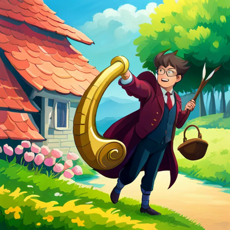 Horn using his magical abilities to find the perfect mortgage