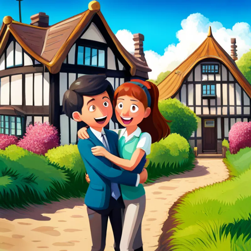 Lily and David overjoyed with the mortgage plan