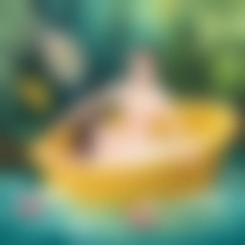 Lily swimming with mermaids in the bathtub