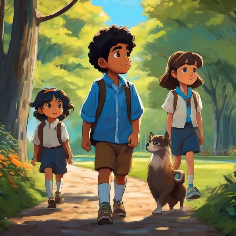Pelo negro, ojos marrones y Pelo rubio, ojos azules juegan con sus amigos en el parque de la escuela.