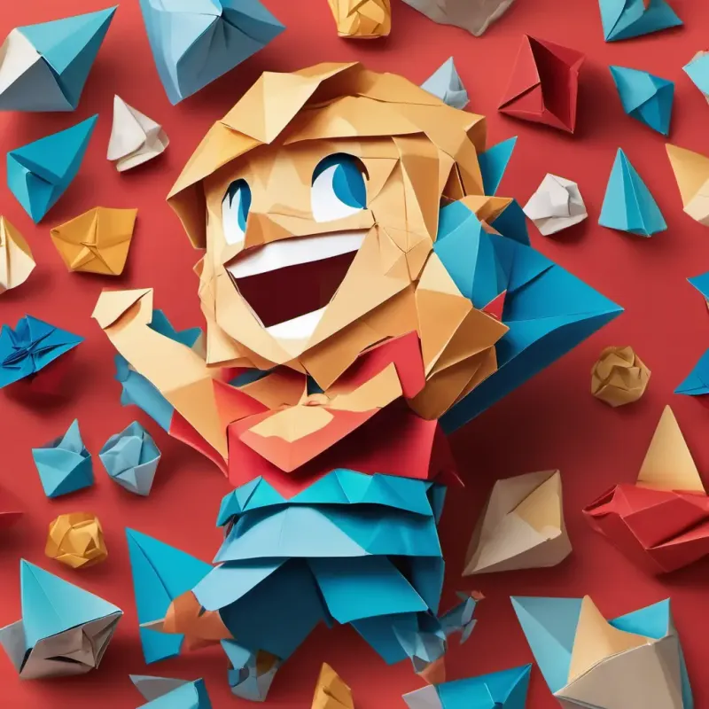 See Big and strong, with blonde hair and a wide grin chuckling as he throws toys, and Short, with red hair and blue eyes, always smiling dancing around with a big smile, making everyone giggle.