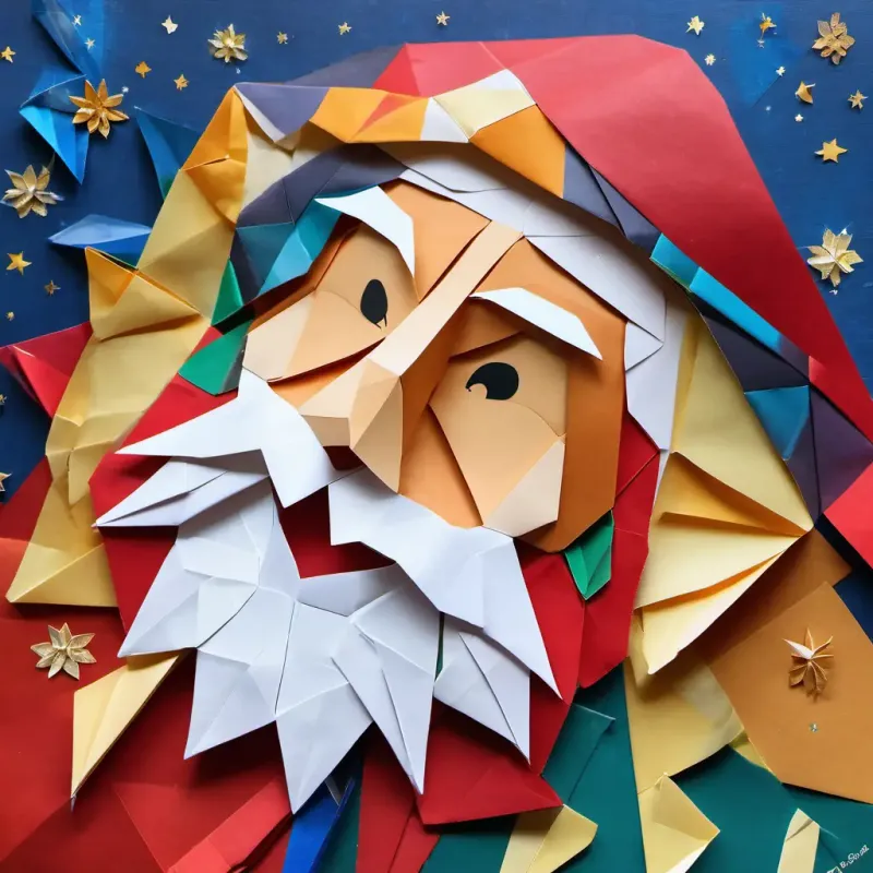 Imagine Santa's kind face and twinkling eyes as he thanks Short, with red hair and blue eyes, always smiling and Big and strong, with blonde hair and a wide grin before flying off, feeling grateful and happy.