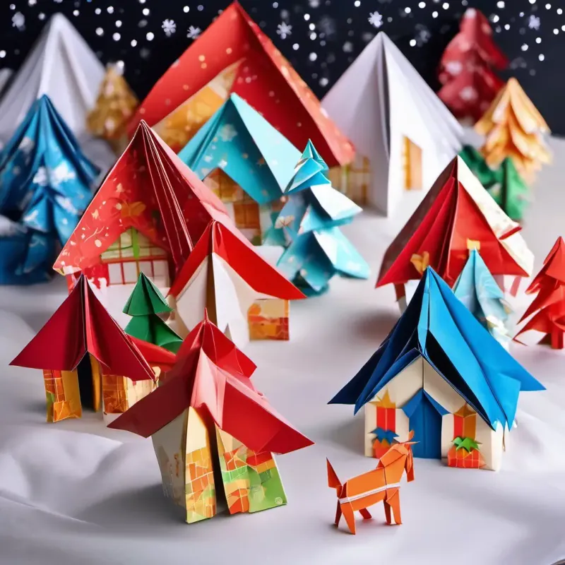 Visualize the village enveloped in serene slumber while Short, with red hair and blue eyes, always smiling and Big and strong, with blonde hair and a wide grin beam with pride, knowing they made Christmas extra special for everyone.