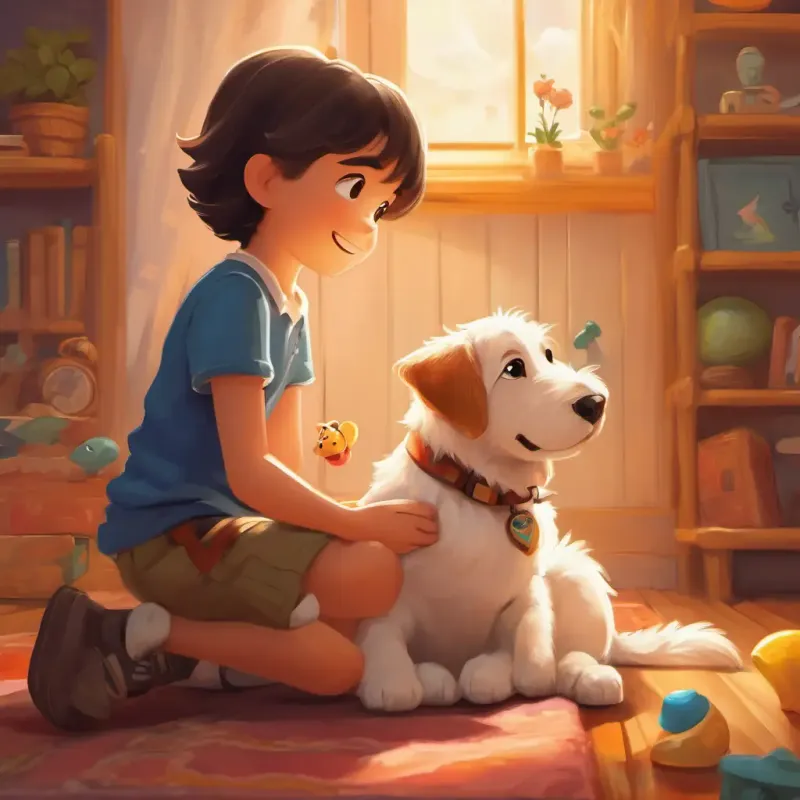 Now Max takes care of his toy bone, so full of love and happiness, always ready for a new adventure every day.