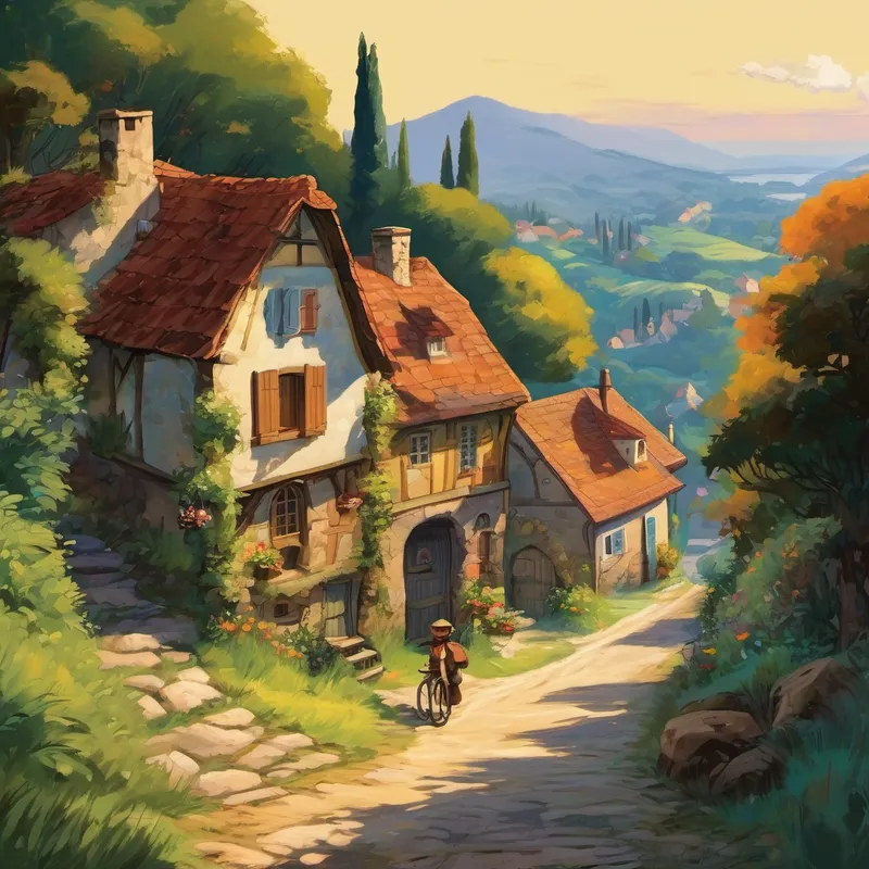 Le cœur rempli de gratitude et d'excitation, Hiram quitta ce lieu magique et retourna dans son village. Depuis ce jour, Hiram continua à poser des questions, à explorer et à vivre de multiples aventures. Et chaque soir, avant de s'endormir, Hiram ouvrait le livre des légendes, en choisissait une histoire et s'envolait dans un monde rempli de merveilles et d'imagination.