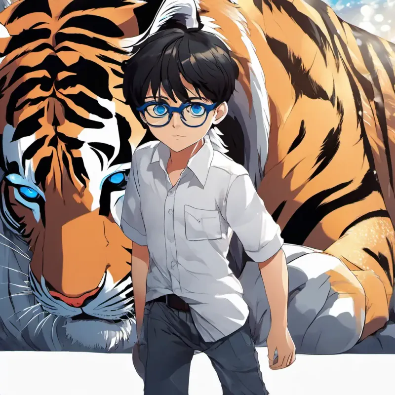 Daddy finds a tiger cub, not the scary beast he expected.