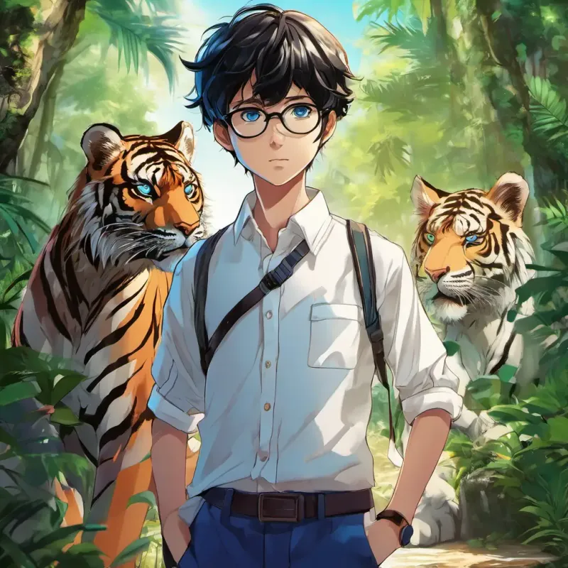 Daddy decides to help the lost tiger cub.