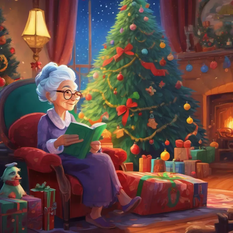 Granny monster, storytelling, inspiring dreams.