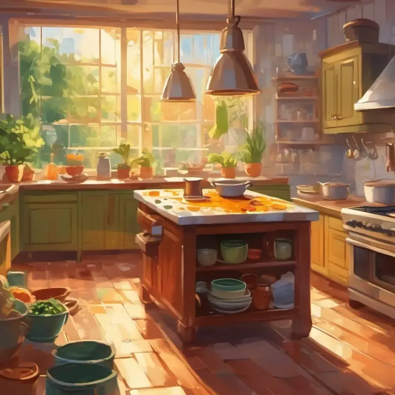 Lesson on kitchen spills and safety.