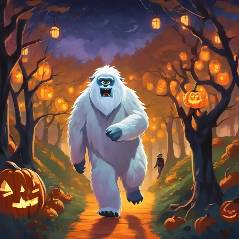 The yeti guides the couples through a hidden path, helping them find their way back. The couples learn an important lesson about not judging based on appearances.