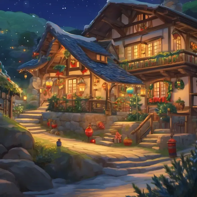 In the village of Montaña Azul, a magical book holds all stories.