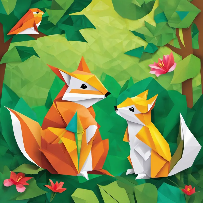 Lily listened intently, captivated by the little squirrel's story. She thought about how these lessons from the forest creatures could apply to her own life. As Grandma Daisy finished the story, she kissed Lily goodnight and whispered, "Remember, my dear, money is not just about coins and dollars. It's about making good choices, saving for the future, and finding joy in sharing with others."