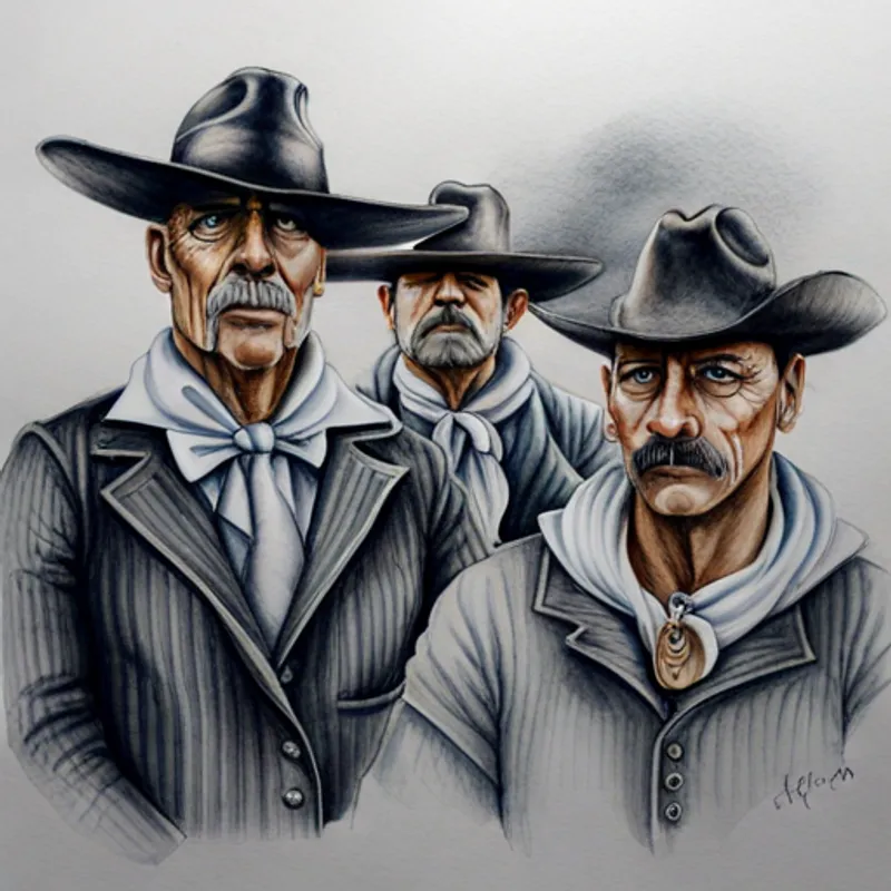 Los bandidos siendo buenos amigos y devolviendo el collar