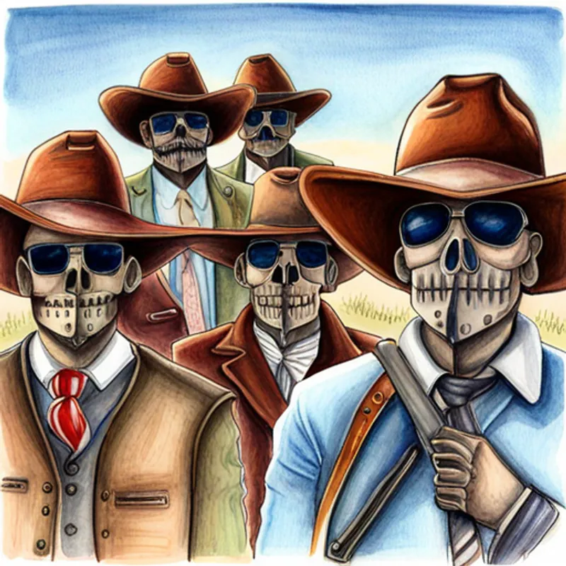 Los bandidos siendo buenos y ayudando a los demás