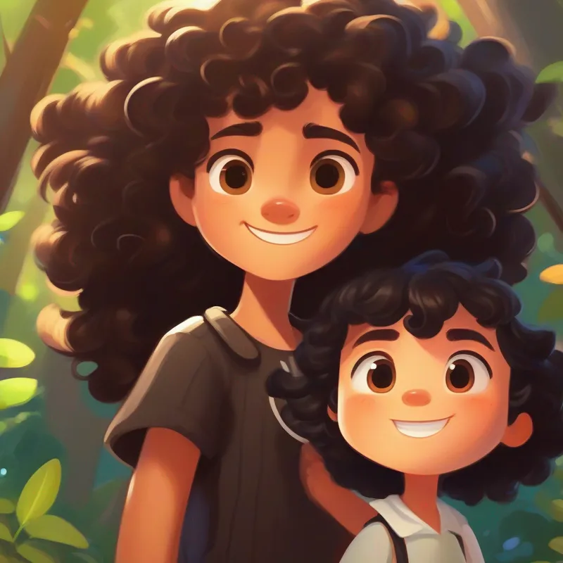 Confident, determined girl with brown hair and kind eyes and Caring, friendly boy with curly black hair and a bright smile's fight for confidence continues to make a difference.