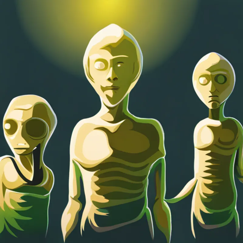 Ben transforming into multiple aliens in quick succession