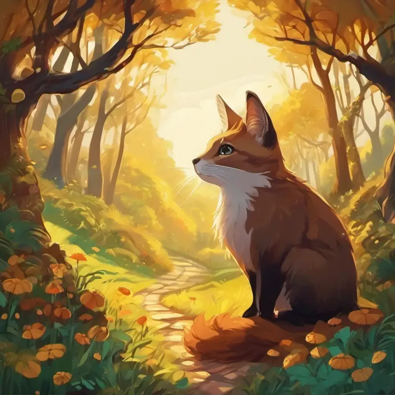 A história começa em uma linda cidade cercada por uma floresta. Vemos Garotinho corajoso, cabelos castanhos e olhos brilhantes, um garotinho corajoso, com cabelos castanhos e olhos brilhantes.