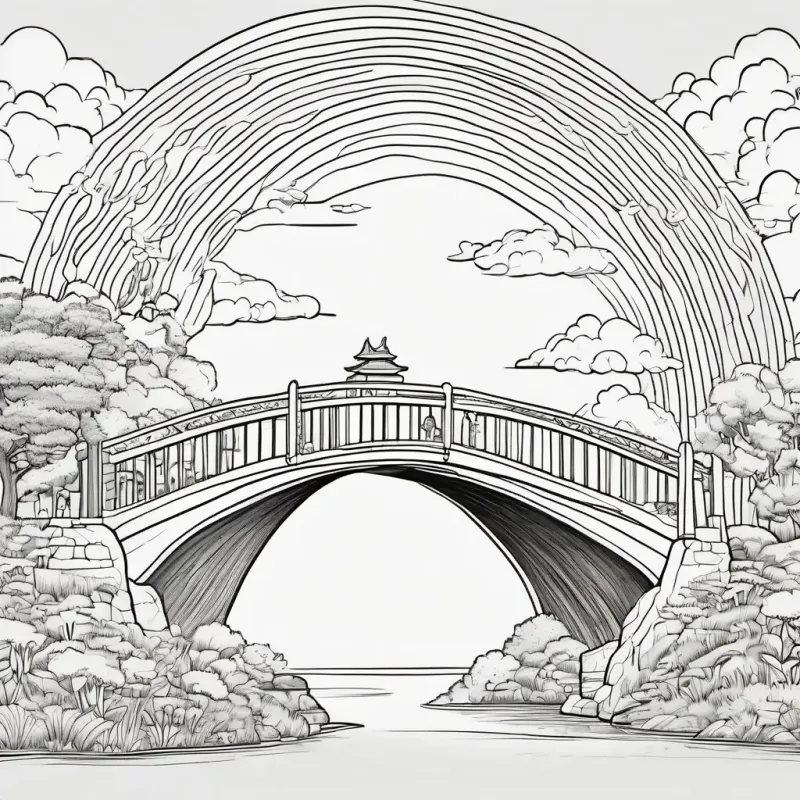 Discover strength of friendship on a rainbow bridge.