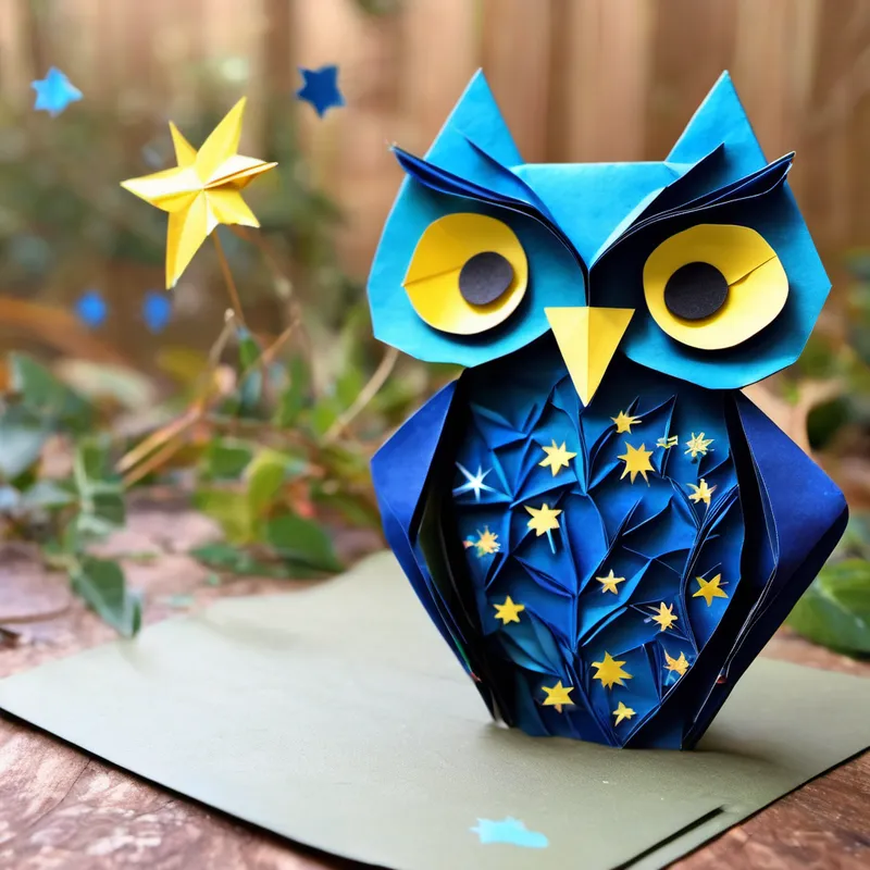 One starry night, as she sat on a leaf feeling sad, a wise owl named Luna landed next to her. Luna had big, wise eyes that twinkled just like the stars. Luna gently asked, "Why do you look so sad, little one?" With tears in her eyes, Twinkle replied, "I can't shine my light like the other fireflies. I feel like I'm not special."