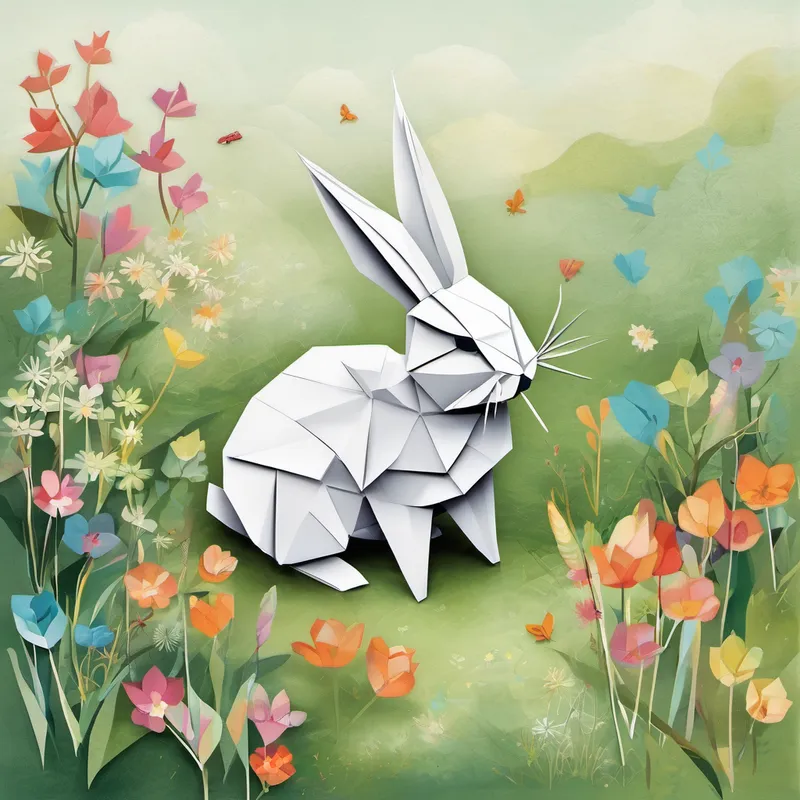As she fluttered through the meadow, she saw a fluffy bunny sitting all alone. Its big, floppy ears drooped with sadness. Twinkle landed softly next to the bunny and asked, "Hello there, little friend. Why do you look so lost?" The bunny sniffled and replied, "I can't find my burrow. I don't know how to get back home."